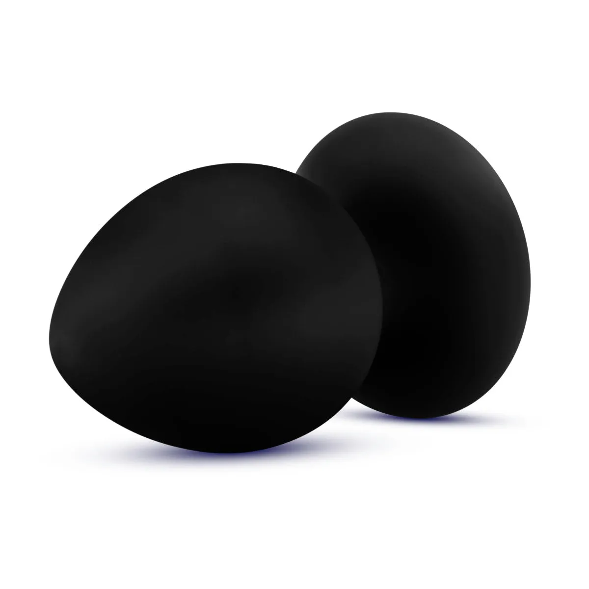 Anal Adventures Platinum By Blush® | Stout Black 3-Inch Anal Plug With Suction Cup Base