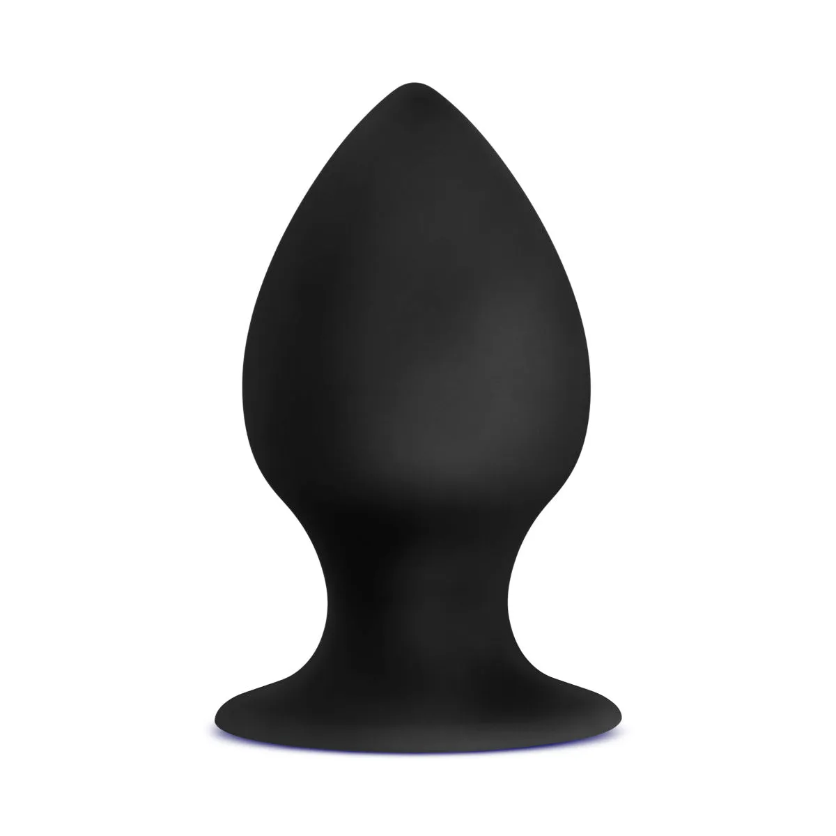 Anal Adventures Platinum By Blush® | Stout Black 3-Inch Anal Plug With Suction Cup Base