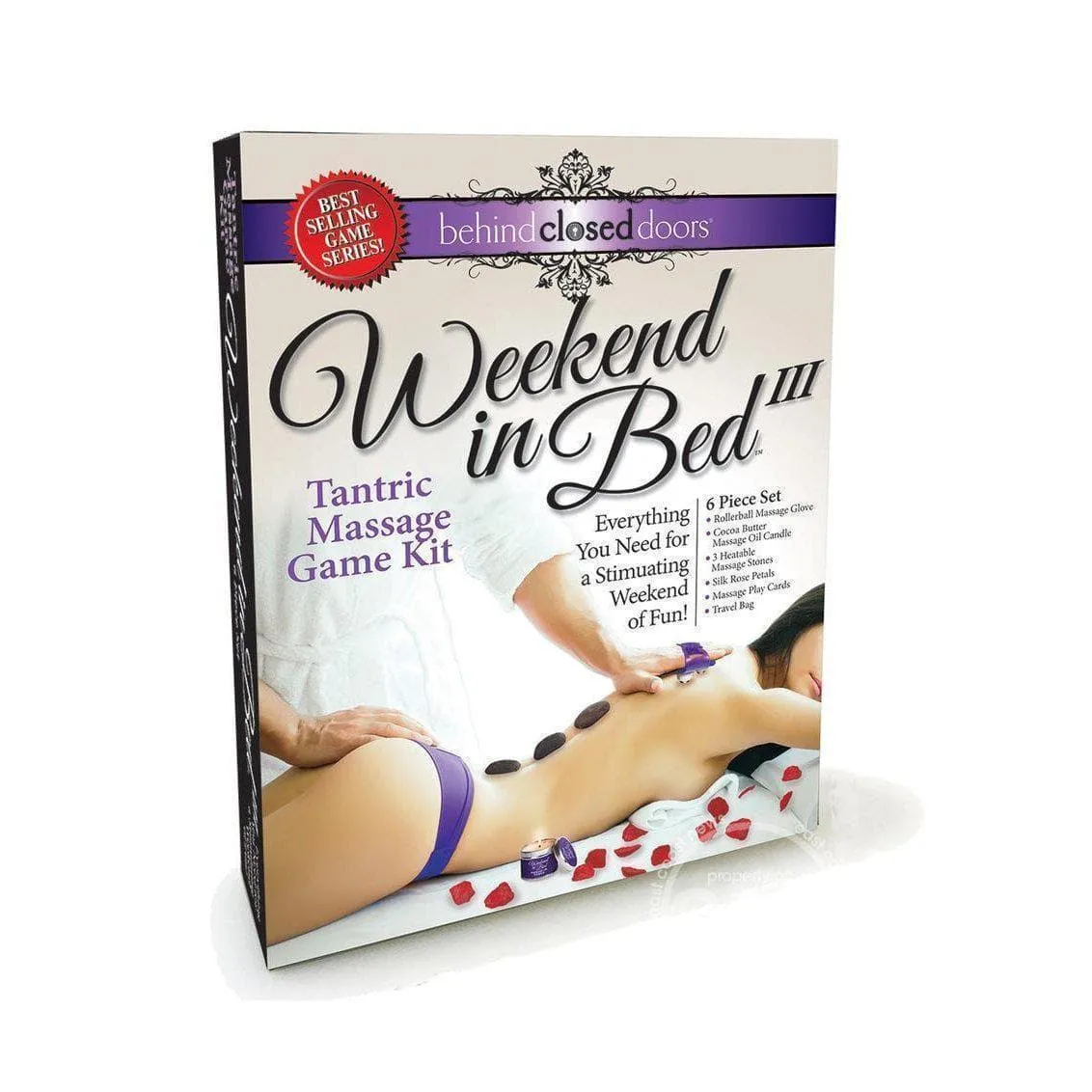Behind Closed Doors Weekend In Bed III Tantric Massage Game Kit