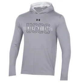 Coast Guard Under Armour Mens Gameday Lightweight Hoodie Sweatshirt