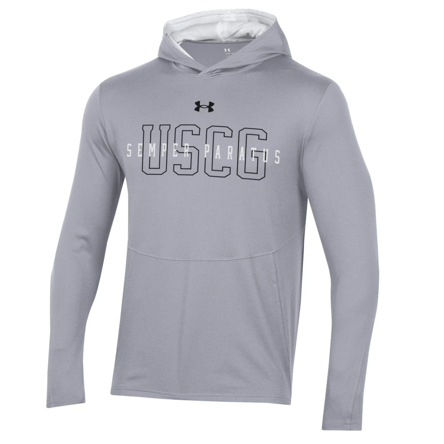 Coast Guard Under Armour Mens Gameday Lightweight Hoodie Sweatshirt