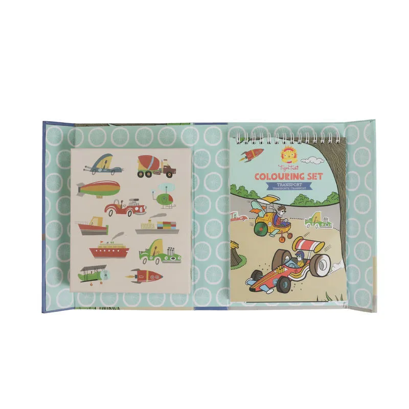 Colouring Set - Transport