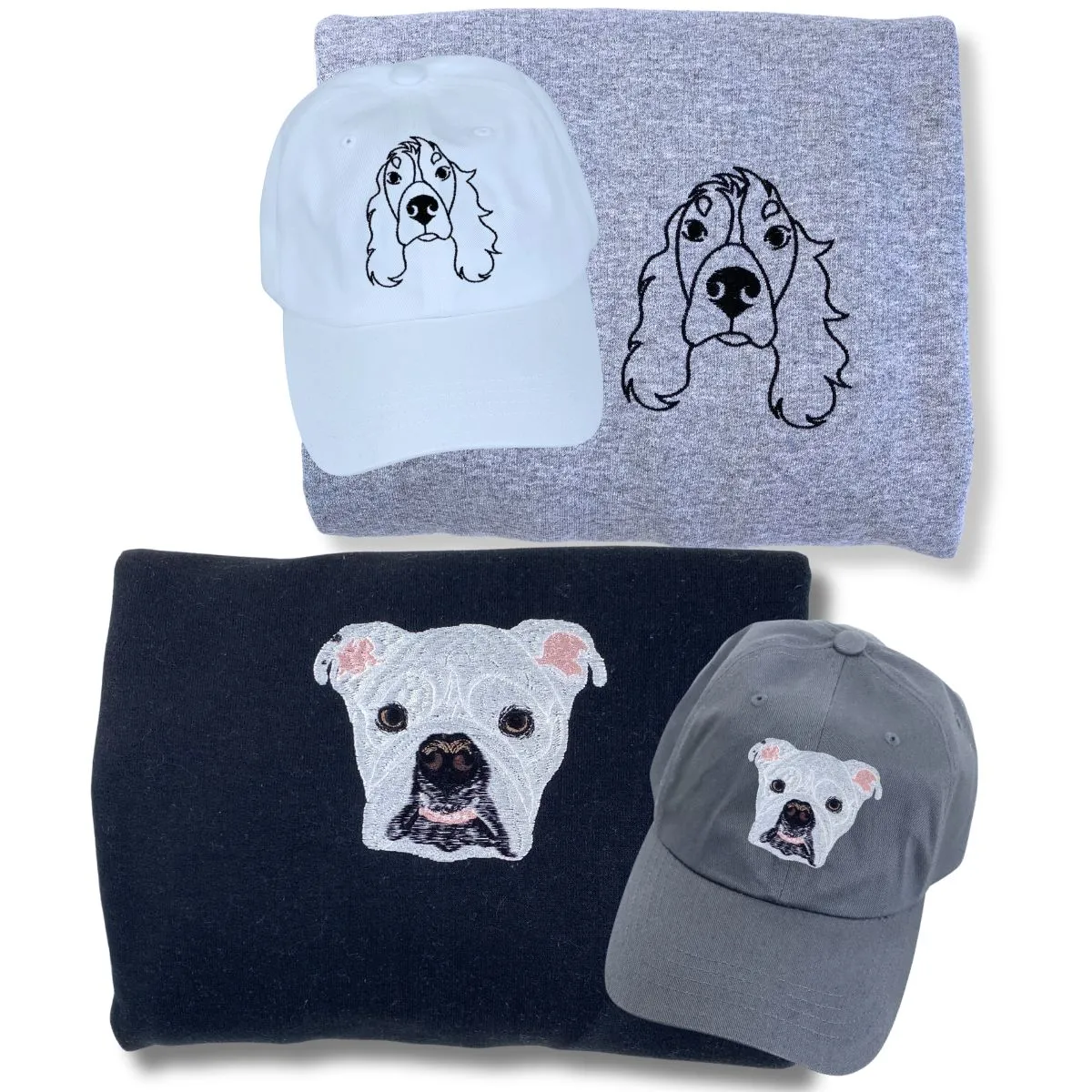 Dog Lover Twin Pack: Embroidered Sweatshirt & Hat