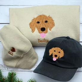 Dog Lover Twin Pack: Embroidered Sweatshirt & Hat