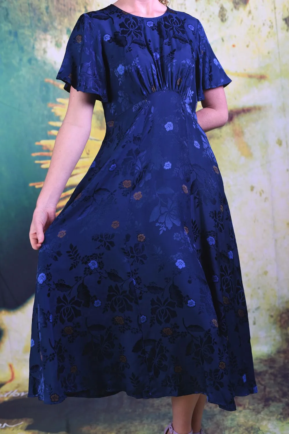 Fabia Dress -  Ocean Blue
