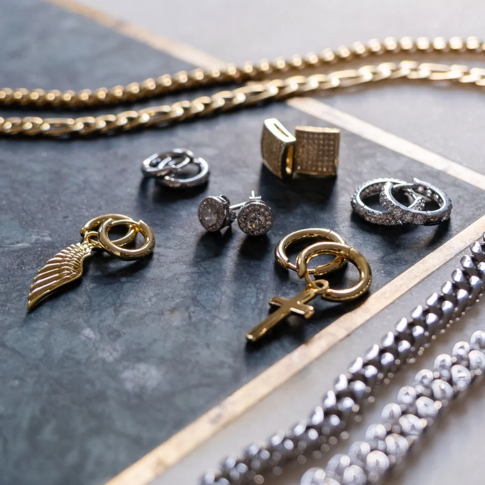 Gold Wing Dangle Earring