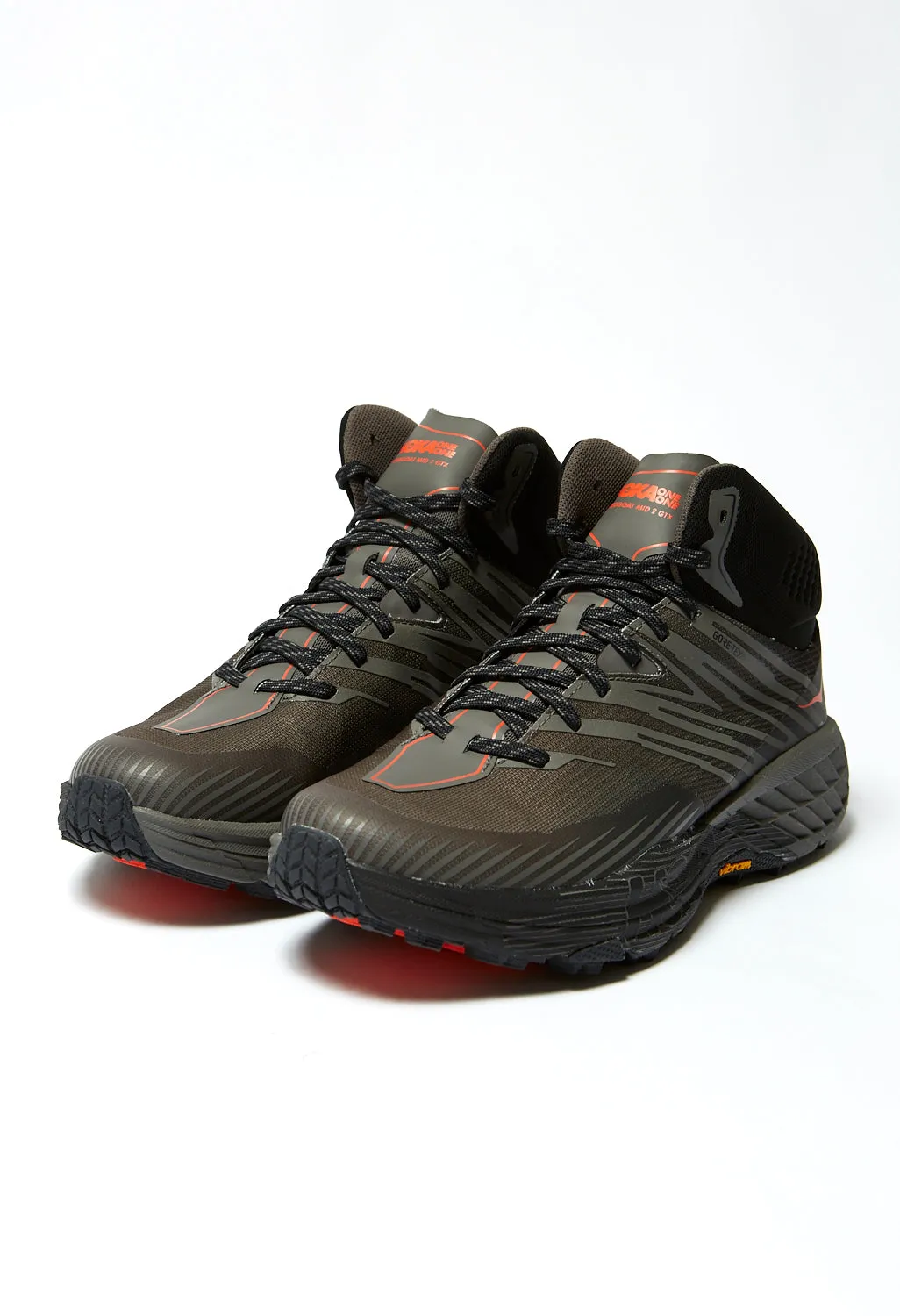 Hoka Speedgoat 2 Mid GORE-TEX Men's Boots - Anthracite/Dark Gull Grey