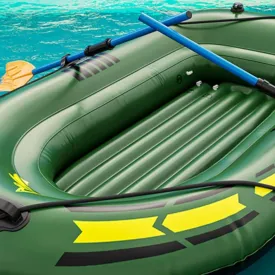 Inflatable Boat Portable Adult Inflatable Boats Inflatable Fishing Kayak Foldable Outdoor Inflatable Rafting Fishing Boats Raft for Lake Kayak