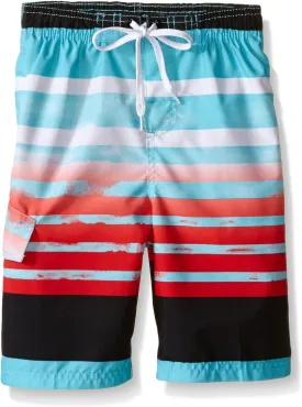 Kanu Surf Boys' Reflection Quick Dry UPF 50  Beach Swim Trunk