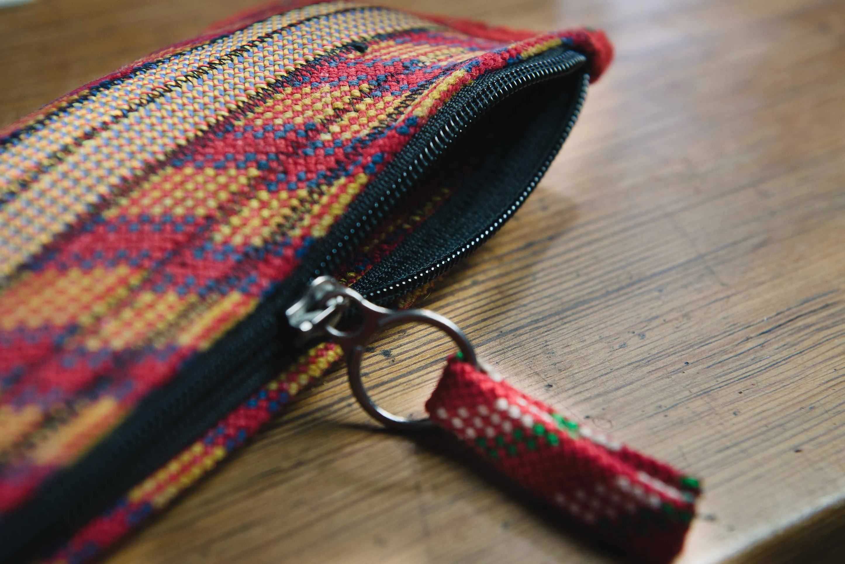 Large Zip Pouch - Fire