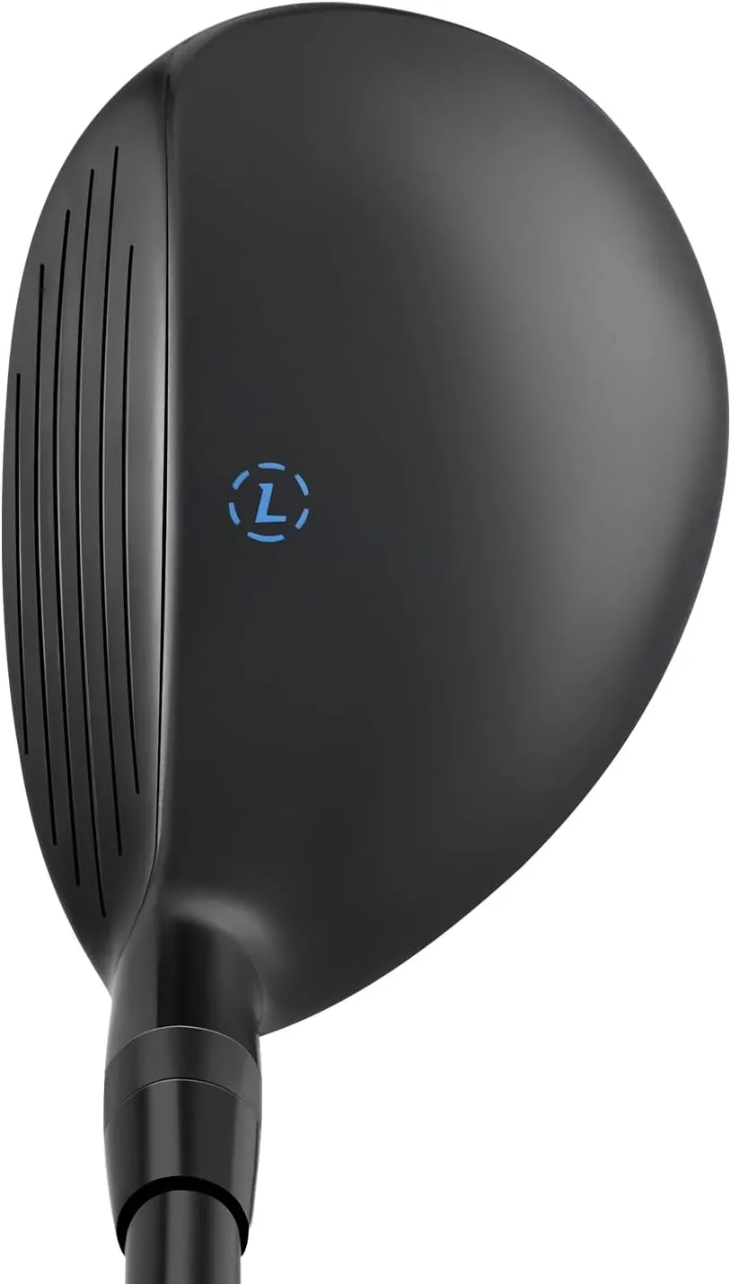 LAZRUS GOLF Premium Hybrid Golf Clubs for Men - 2,3,4,5,6,7,8,9,PW Right Hand & Left Hand Single Club, Graphite Shafts, Regular Flex