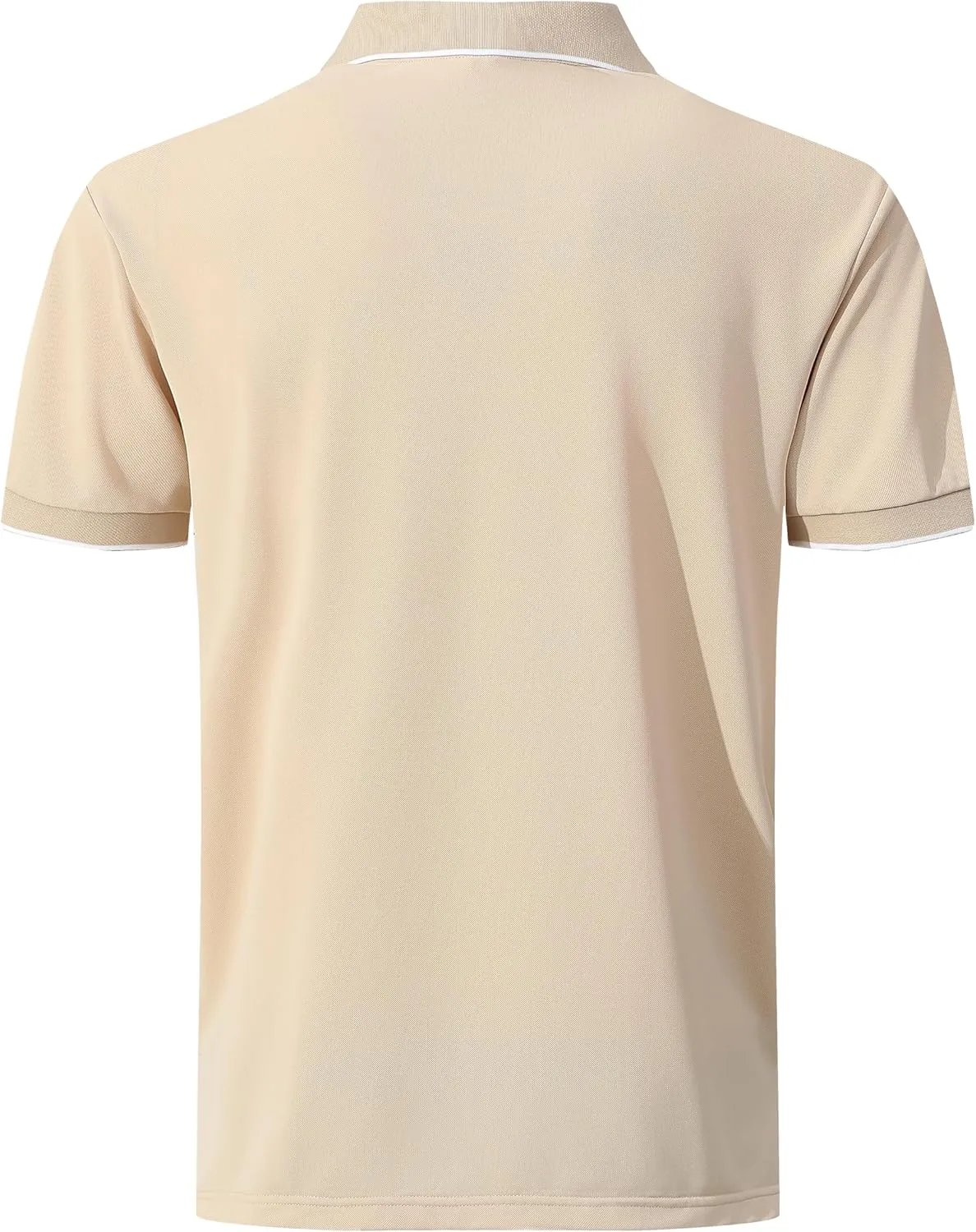 Men's Quick-Dry Active Polo Shirts for Golf & Tennis Short Sleeve Lightweight Tactical Shirt