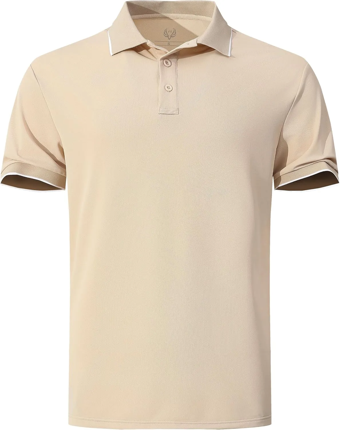 Men's Quick-Dry Active Polo Shirts for Golf & Tennis Short Sleeve Lightweight Tactical Shirt