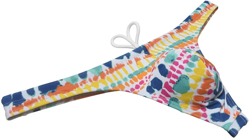 OROCOJUCO Sexy Men's Swim Thong Bikini Swimwear Board Surf Short Trunks Contour Pouch Tangas Swimsuit