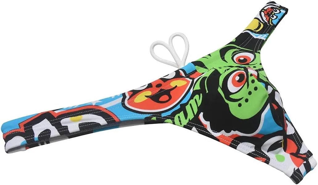 OROCOJUCO Sexy Men's Swim Thong Bikini Swimwear Board Surf Short Trunks Contour Pouch Tangas Swimsuit