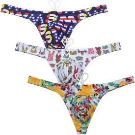 OROCOJUCO Sexy Men's Swim Thong Bikini Swimwear Board Surf Short Trunks Contour Pouch Tangas Swimsuit