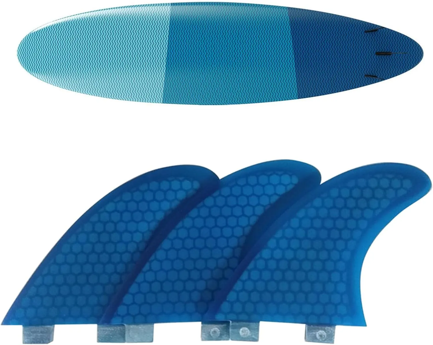 Surfs Reinforced Fly Kites Surfboard Fin Set Detachable Kiteboarding Water Splitter for Surfboard Inflatable Paddleboard