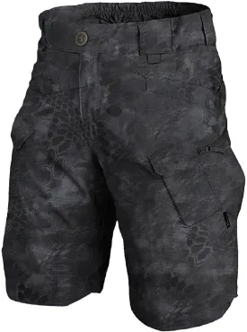 Tactical Cargo Shorts for Men Stretch Waist Waterproof Relaxed Fit Work Shorts Lightweight Hiking Short with Pockets