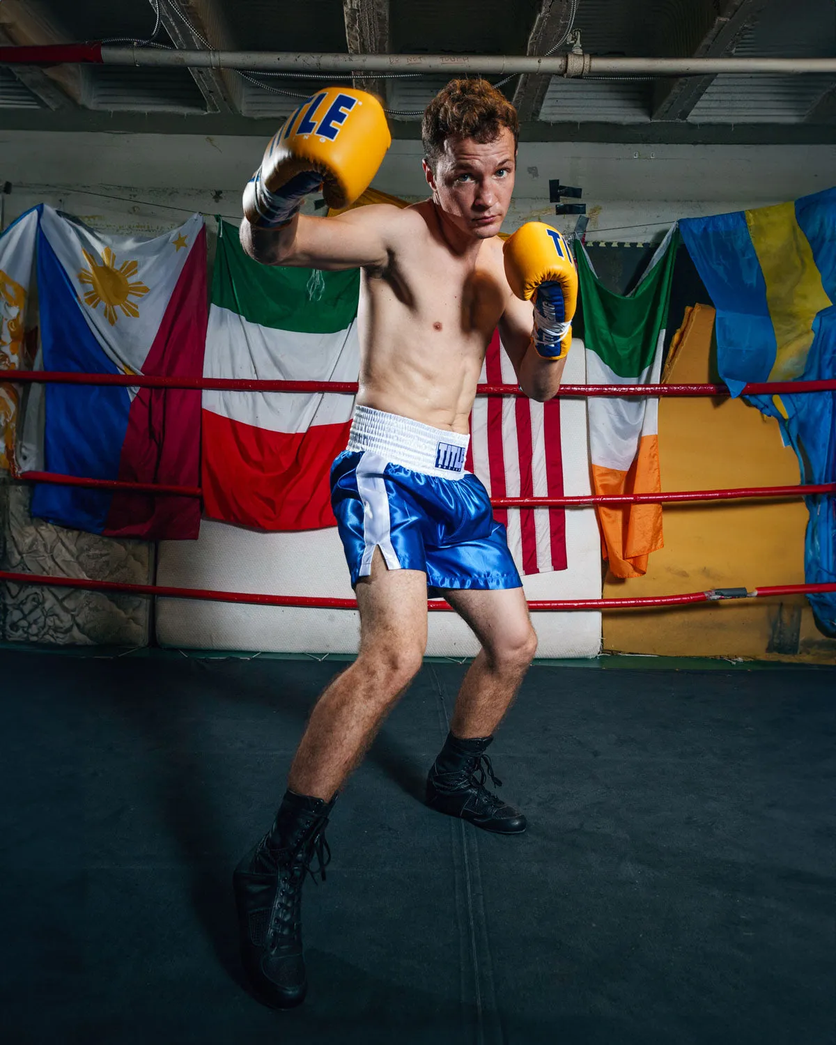 TITLE Boxing Pro Traditional Cut Trunks