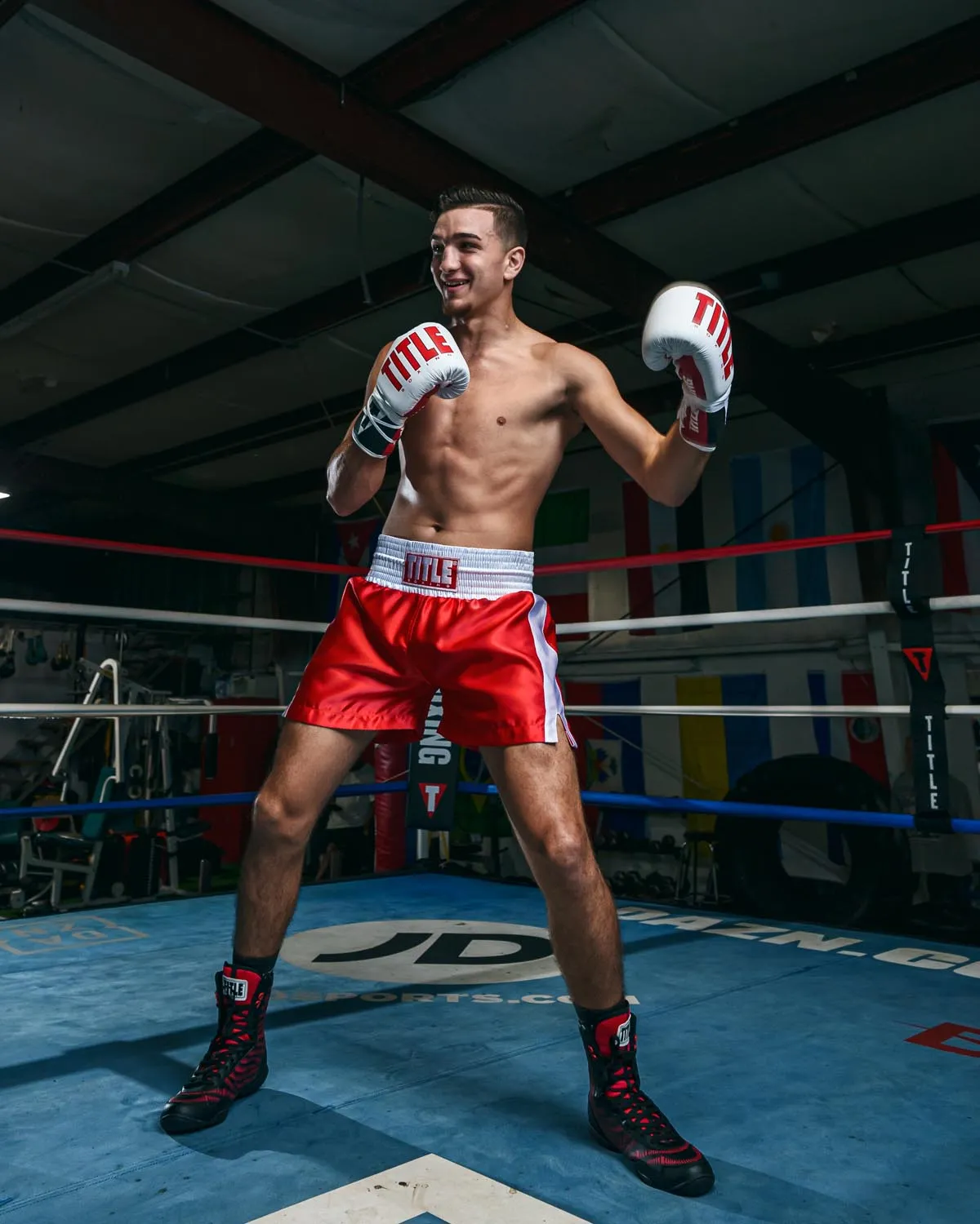 TITLE Boxing Pro Traditional Cut Trunks