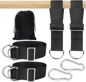 Tree Swing Straps and Tree Swing Hanging Straps (2 Pack) - Adjustable 6FT,Suit for Hammock Straps,Tire Swing and Hammock Tree StrapsSupports a Whopping 2000 lbs